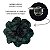 Presilha Grampo de Cabelo Rosa C/ Renda Broche Alfinete Verde/Preto - Imagem 2