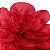 Presilha Grampo de Cabelo Rosa C/ Renda Broche Alfinete Vermelho - Imagem 3