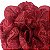 Presilha Grampo de Cabelo Rosa C/ Renda Broche Alfinete Vinho - Imagem 3