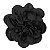 Presilha Grampo de Cabelo Rosa C/ Penduricalhos Broche Alfinete Preto - Imagem 1