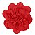 Presilha Grampo de Cabelo Rosa C/ Penduricalhos Broche Alfinete Vermelho - Imagem 1