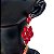 Conjunto Colar + Brincos Premium P/ Pombagira M4 Vermelho - Imagem 4