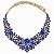 Conjunto Colar + Brincos Premium P/ Pombagira M2 Azul - Imagem 2