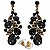 Conjunto Colar + Brincos Premium P/ Pombagira M3 Preto - Imagem 3