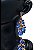Conjunto Colar + Brincos Premium P/ Pombagira M3 Azul - Imagem 4