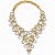 Conjunto Colar + Brincos Premium P/ Pombagira M3 Branco - Imagem 2