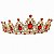 Tiara C/ Pedraria Vermelho P/ Pombagira e Assentamentos - Imagem 1