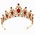 Tiara C/ Pedraria Vermelho P/ Pombagira e Assentamentos - Imagem 4