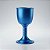 Taça Cálice Cigano Latão Metalizado Azul - Imagem 3