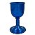 Taça Cálice Cigano Latão Metalizado Azul - Imagem 1