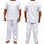 Conjunto Masculino Oxford Branco Duas 2 Peças Calça e Camiseta - Imagem 4