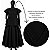 Conjunto Feminino Oxford Preto Duas 2 Peças Saia e Camiseta (Ração) - Imagem 4