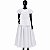 Conjunto Feminino Oxford Branco Duas 2 Peças Saia e Camiseta (Ração) - Imagem 1