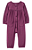 Carter's - Macacão de Tecido Tipo Tricot - Roxo com Botões - Imagem 1