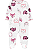 Carter's - Macacão de Fleece - Branco com Estampa de Joaninhas Rosa - Imagem 1