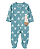 Carter's - Macacão de Fleece - Azul com Estampa de Corações com Coelho - Imagem 1