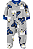 Carter's - Macacão de Fleece - Cinza com Estampa de Caminhão Azul - Imagem 1