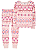 Carter's - Conjunto de Pijama em Fleece - Rosa com Estampa Étnica - Imagem 1