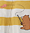 Carter's - Macacão de Fleece - Listrado Amarelo com Bordado de Urso - Imagem 2