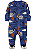 Carter's - Macacão de Fleece - Azul com Estampa de Bichinhos e Iglus - Imagem 1