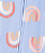 Carter's - Macacão de Fleece - Azul Claro com Estampa de Arco-Íris - Imagem 2