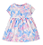 Carter's - Vestido Manga Curta - Azul e Rosa Claro (Tie Dye) - Imagem 1