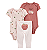 Carter's - Kit 3 Peças com Calça e 2 Bodys - Maçã Rosa - Imagem 1