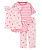 Carter's - Kit Pijamas com 4 Peças - Rosa com Estampa de Frutinhas - Imagem 1