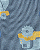 Carter's - Macacão de Algodão Texturizado - Azul com Estampa de Tratores - Imagem 2
