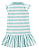 Carter's - Vestido Sem Manga com Babado -  Listrado Azul e Branco - Imagem 2
