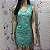 Vestido Renda Azul Tam  G veste 42- 44 - Imagem 1