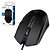 Mouse Óptico com Fio Usb Black 03950 - MS-71 Preto - Imagem 1