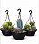 Kit 15 Vasos Cuia Prato 21- Alça: Ideal Para Orquidea,jiboias, E Flores - Imagem 4