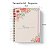 Caderno Personalizado FLORAL (#02) - A5 15x21cm (PEQUENO) - Com Elástico - Imagem 3