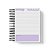 Caderno Personalizado FLORAL (#09) - A5 15x21cm (PEQUENO) - Com Elástico - Imagem 2