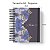 Caderno Personalizado FLORAL (#09) - A5 15x21cm (PEQUENO) - Com Elástico - Imagem 3