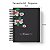 Caderno Personalizado FLORAL (#10) - A5 15x21cm (PEQUENO) - Com Elástico - Imagem 3