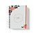 Caderno Personalizado FLORAL (#20) - A5 15x21cm (PEQUENO) - Com Elástico - Imagem 1