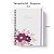 Caderno Personalizado FLORAL (#21) - A5 15x21cm (PEQUENO) - Com Elástico - Imagem 3