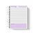 Caderno Personalizado FLORAL (#21) - A5 15x21cm (PEQUENO) - Com Elástico - Imagem 2