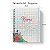 Caderno Personalizado FLORAL (#22) - A5 15x21cm (PEQUENO) - Com Elástico - Imagem 3