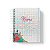 Caderno Personalizado FLORAL (#22) - A5 15x21cm (PEQUENO) - Com Elástico - Imagem 1