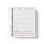 Caderno Personalizado FLORAL (#27) - A5 15x21cm (PEQUENO) - Com Elástico - Imagem 2