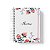 Caderno Personalizado FLORAL (#27) - A5 15x21cm (PEQUENO) - Com Elástico - Imagem 1