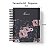 Caderno Personalizado FLORAL (#29) - A5 15x21cm (PEQUENO) - Com Elástico - Imagem 3