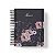 Caderno Personalizado FLORAL (#29) - A5 15x21cm (PEQUENO) - Com Elástico - Imagem 1