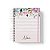 Caderno Personalizado FLORAL (#31) - A5 15x21cm (PEQUENO) - Com Elástico - Imagem 1