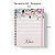 Caderno Personalizado FLORAL (#31) - A5 15x21cm (PEQUENO) - Com Elástico - Imagem 3