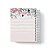 Caderno Personalizado FLORAL (#31) - A5 15x21cm (PEQUENO) - Com Elástico - Imagem 6