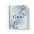 Caderno Personalizado FLORAL (#34) - A5 15x21cm (PEQUENO) - Com Elástico - Imagem 1